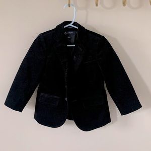 CREWCUTS THOMPSON BLACK VELVET BLAZER BOYS SIZE 3 EXCELLENT CONDITION!!